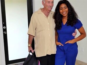 Ebony Teen And Old Man - Porno @ RueNu.com